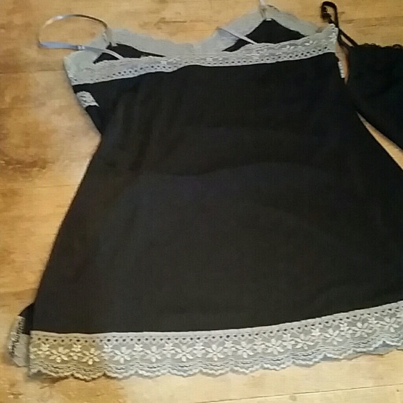 **SOLD** Silky Lingerie Top Bundle - Picture 3 of 8